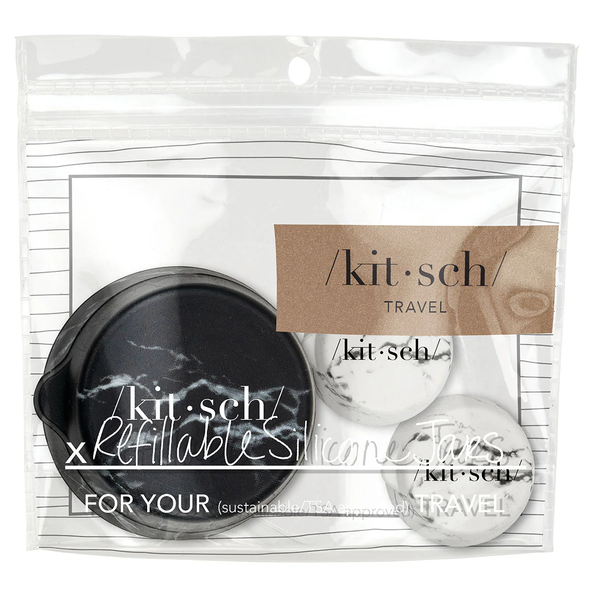 3pc Silicone Travel Jar Set - Image 2