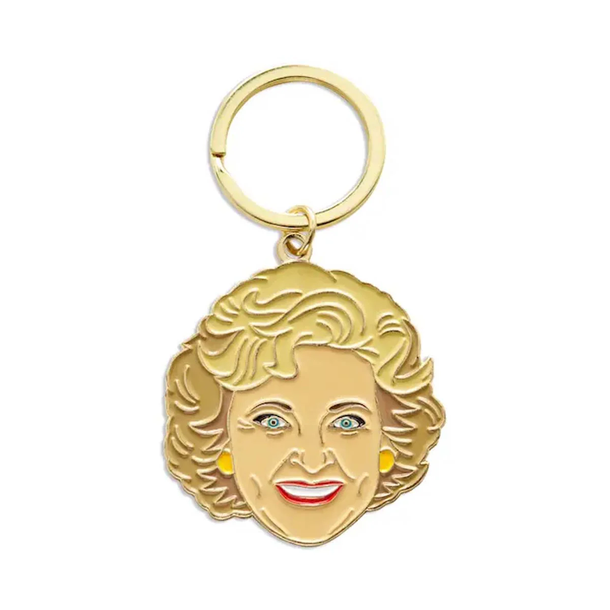 Betty White Keychain