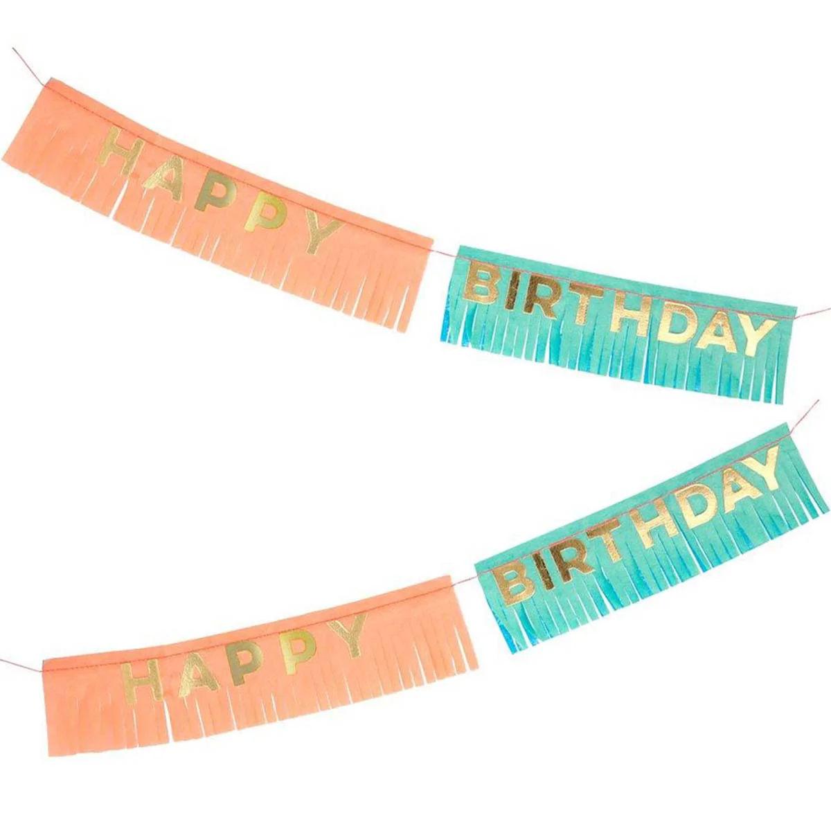 Birthday Fringe Garland Card - Image 2