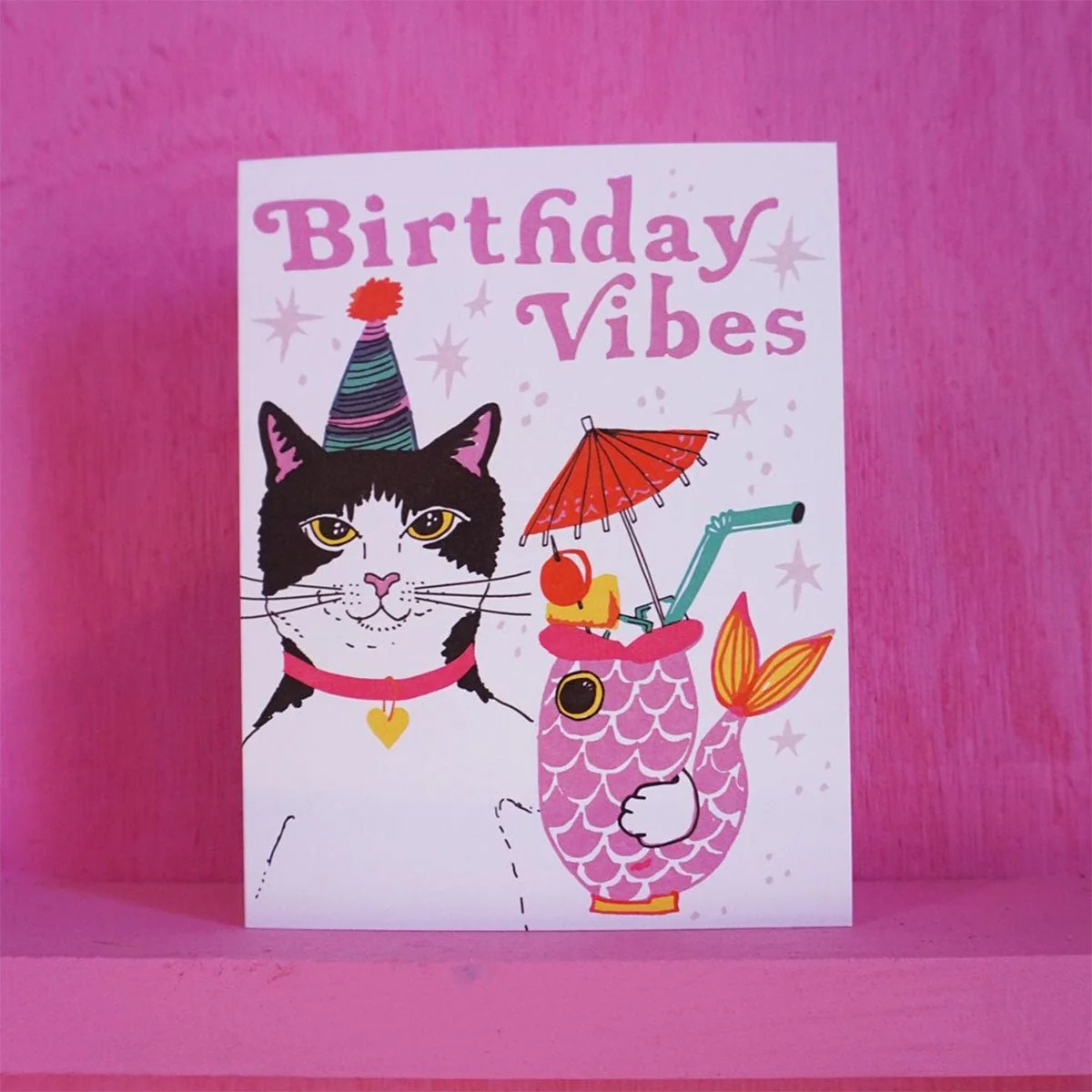 Birthday Vibes Greeting Card
