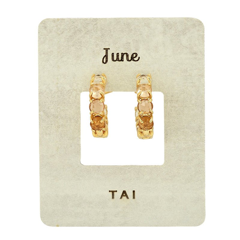 Birthstone Huggies - Image 5