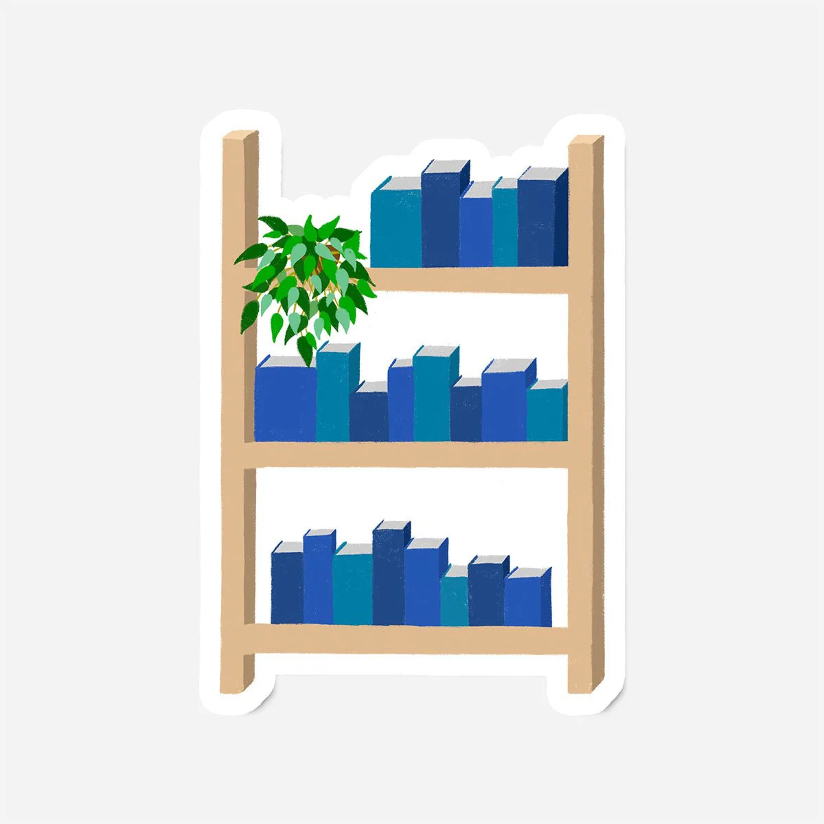 Book Shelf Sticker