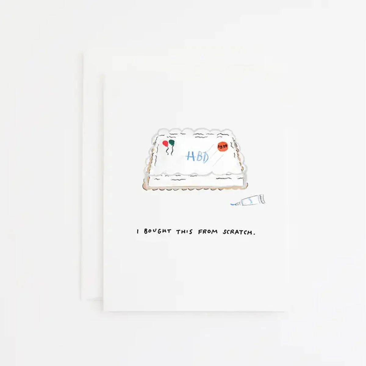 Bought from Scratch Greeting Card