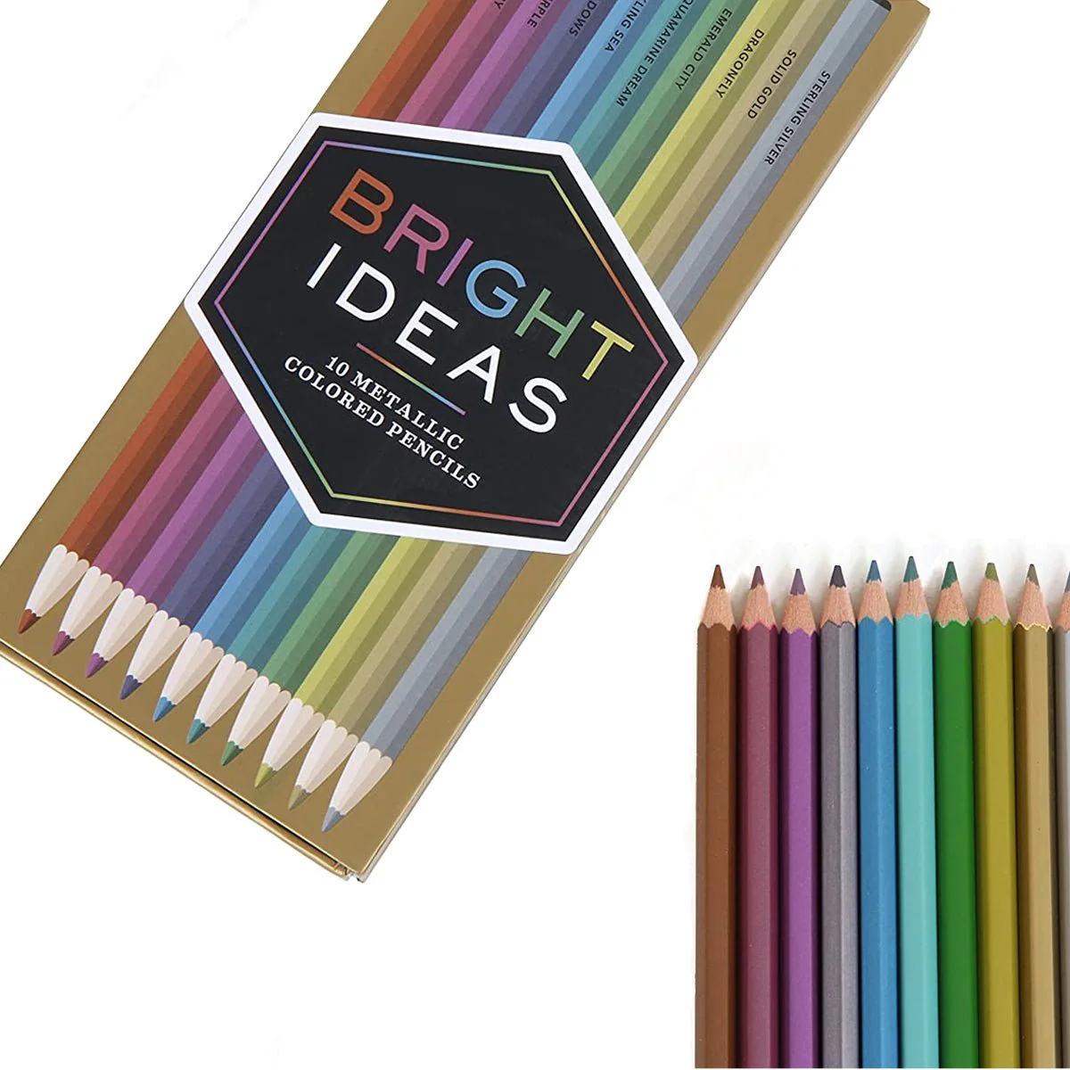 Bright Ideas Metallic Pencils - Image 2