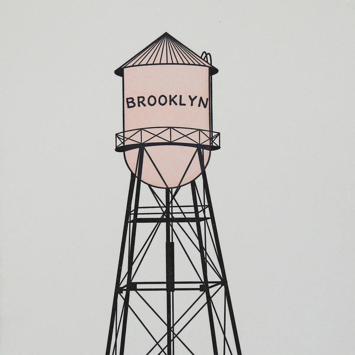 Brooklyn Watertower Greeting Card - Image 2