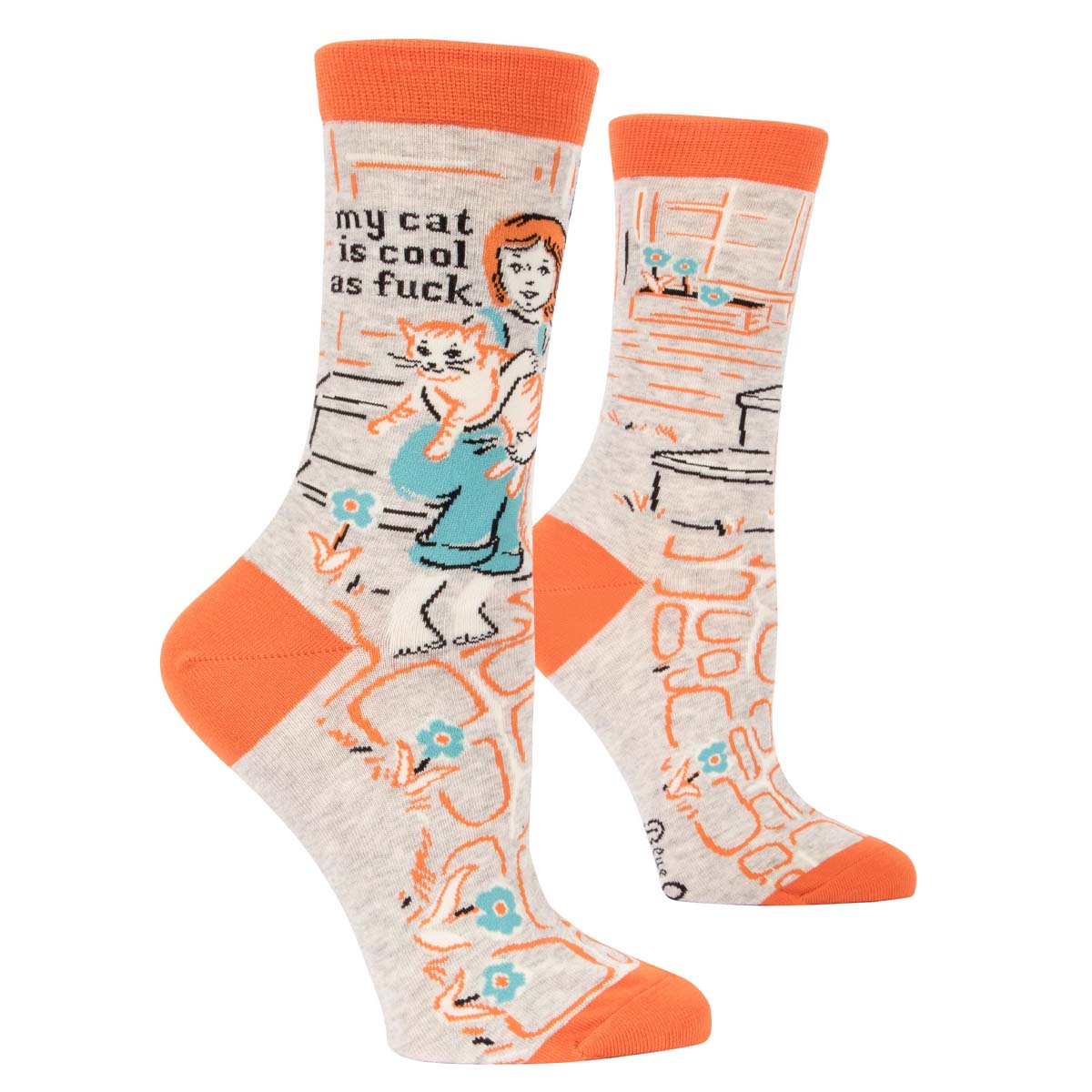 Cat Is Cool As Fuck Women's Sock - Image 3