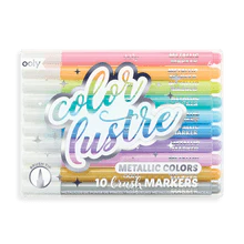 Color Lustre Metallic Brush Markers