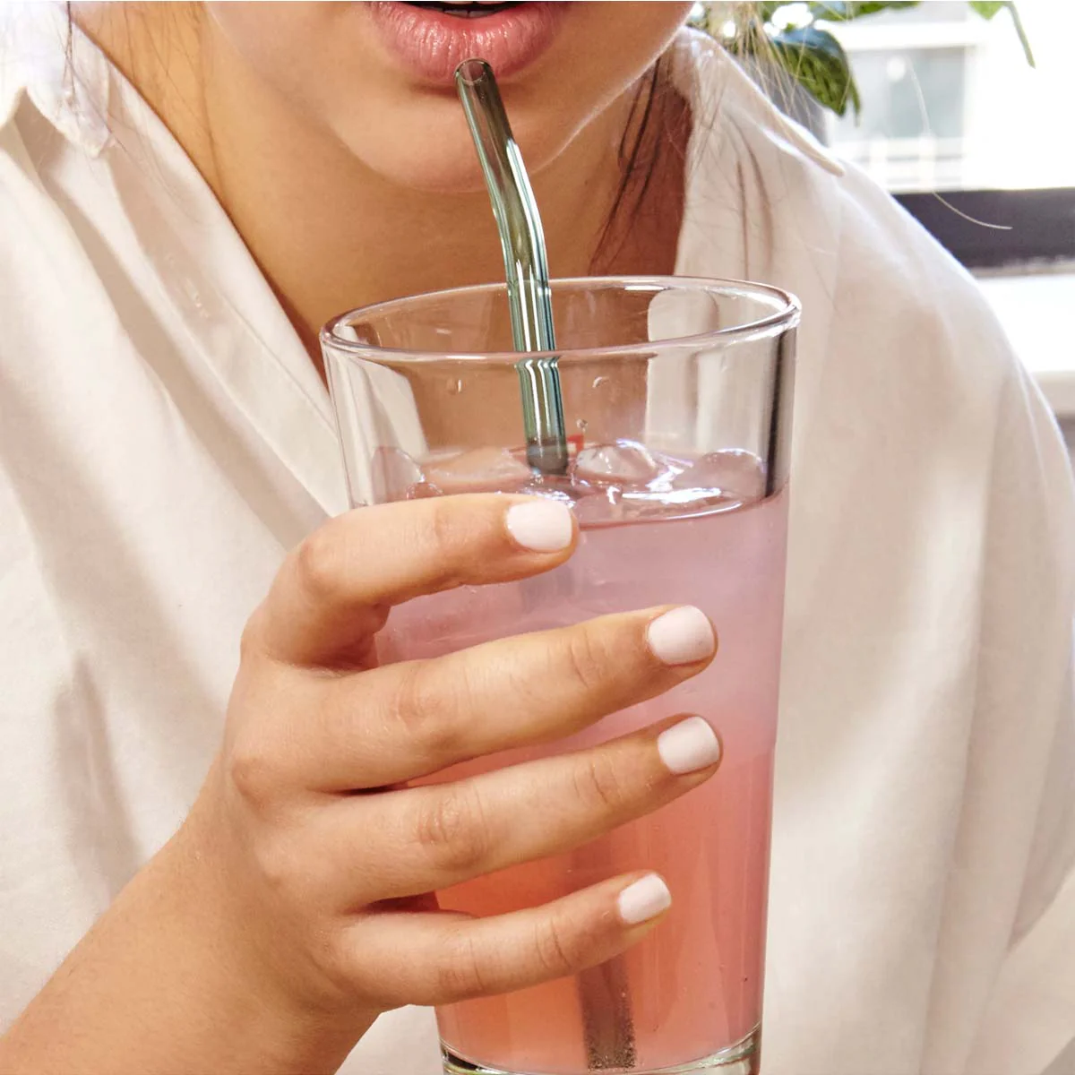 Colorful Reusable Glass Straws - Image 3