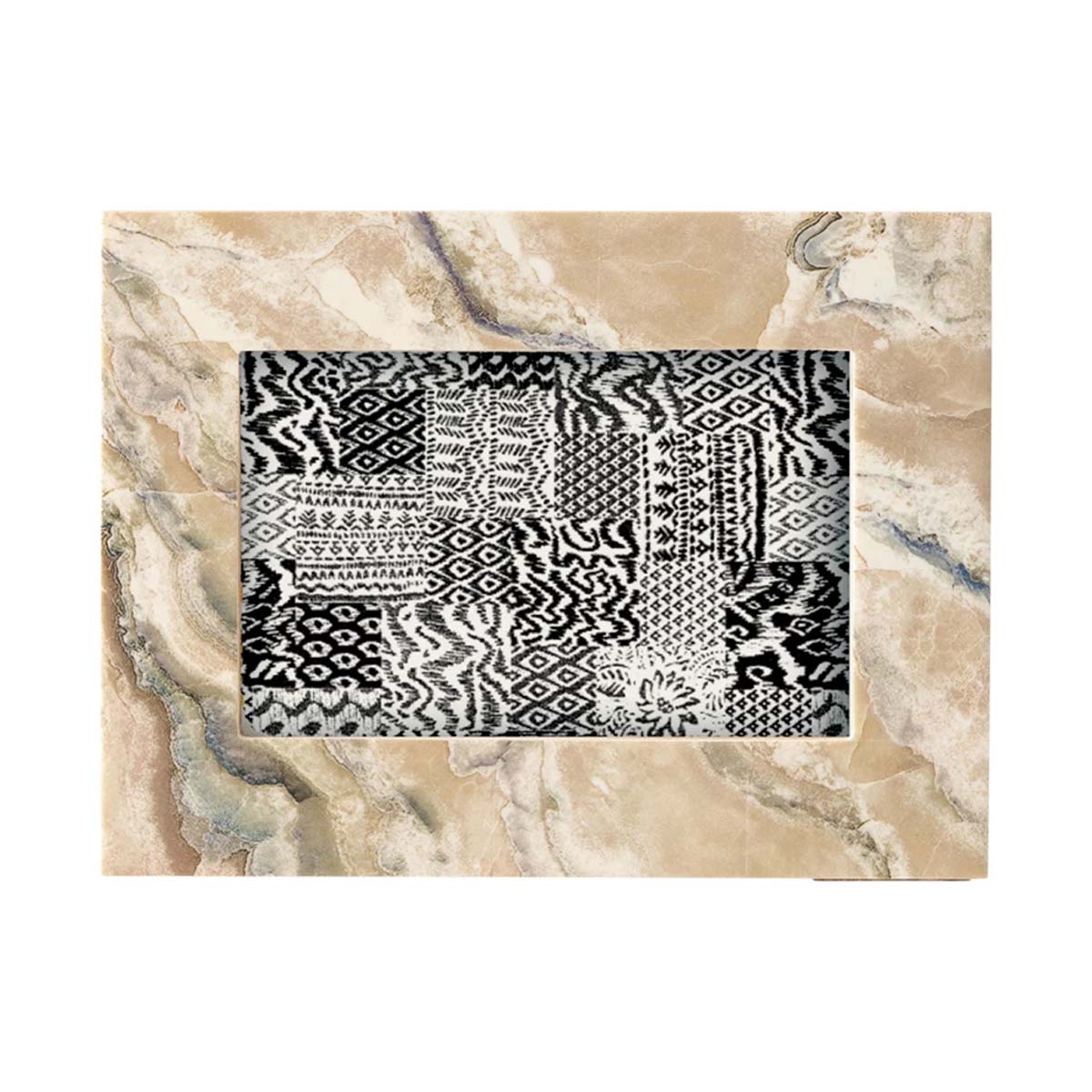 Cream Marble Photo Frame
