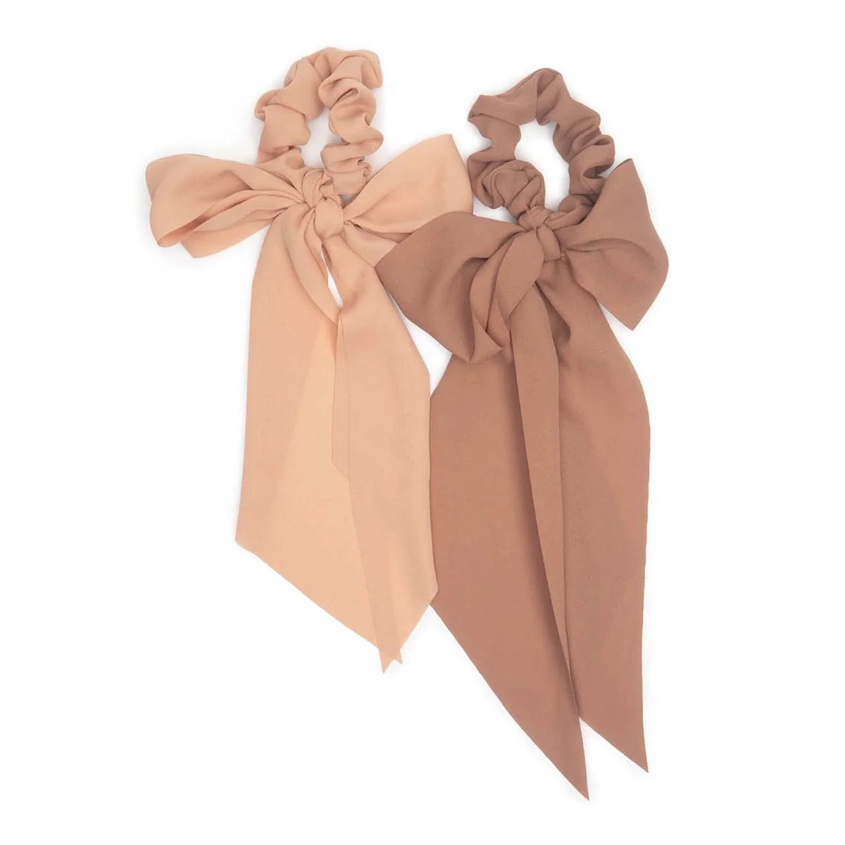 Crepe Scarf Scrunchie- Terra Cotta