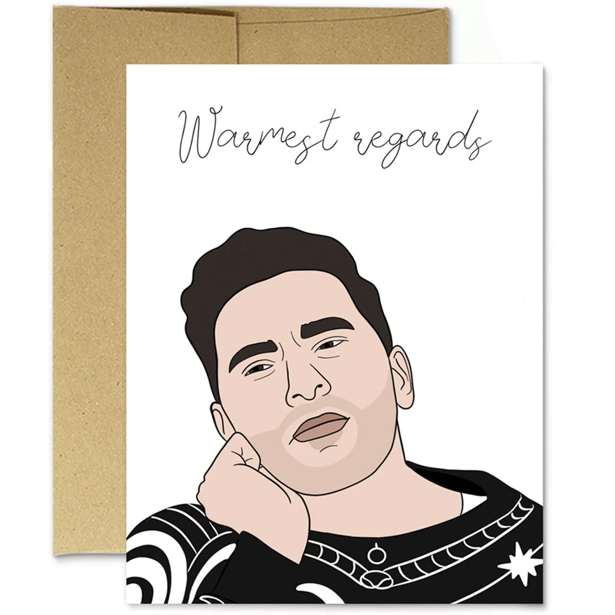 David Rose Regards Greeting Card