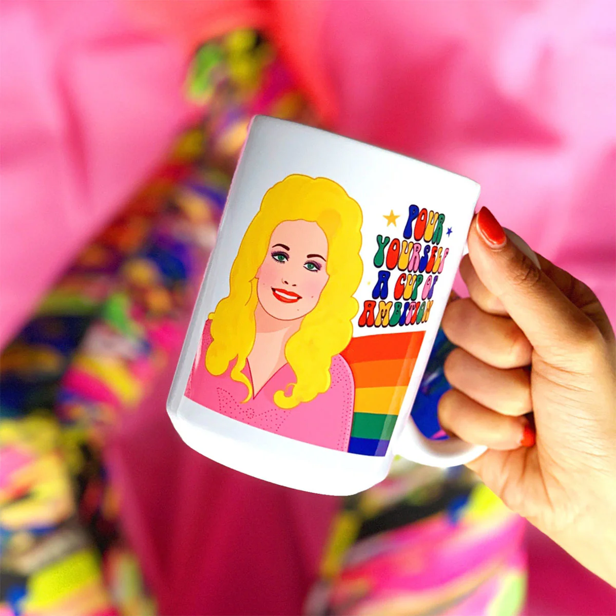 Dolly A Cup of Ambition Ceramic Mug - Image 3
