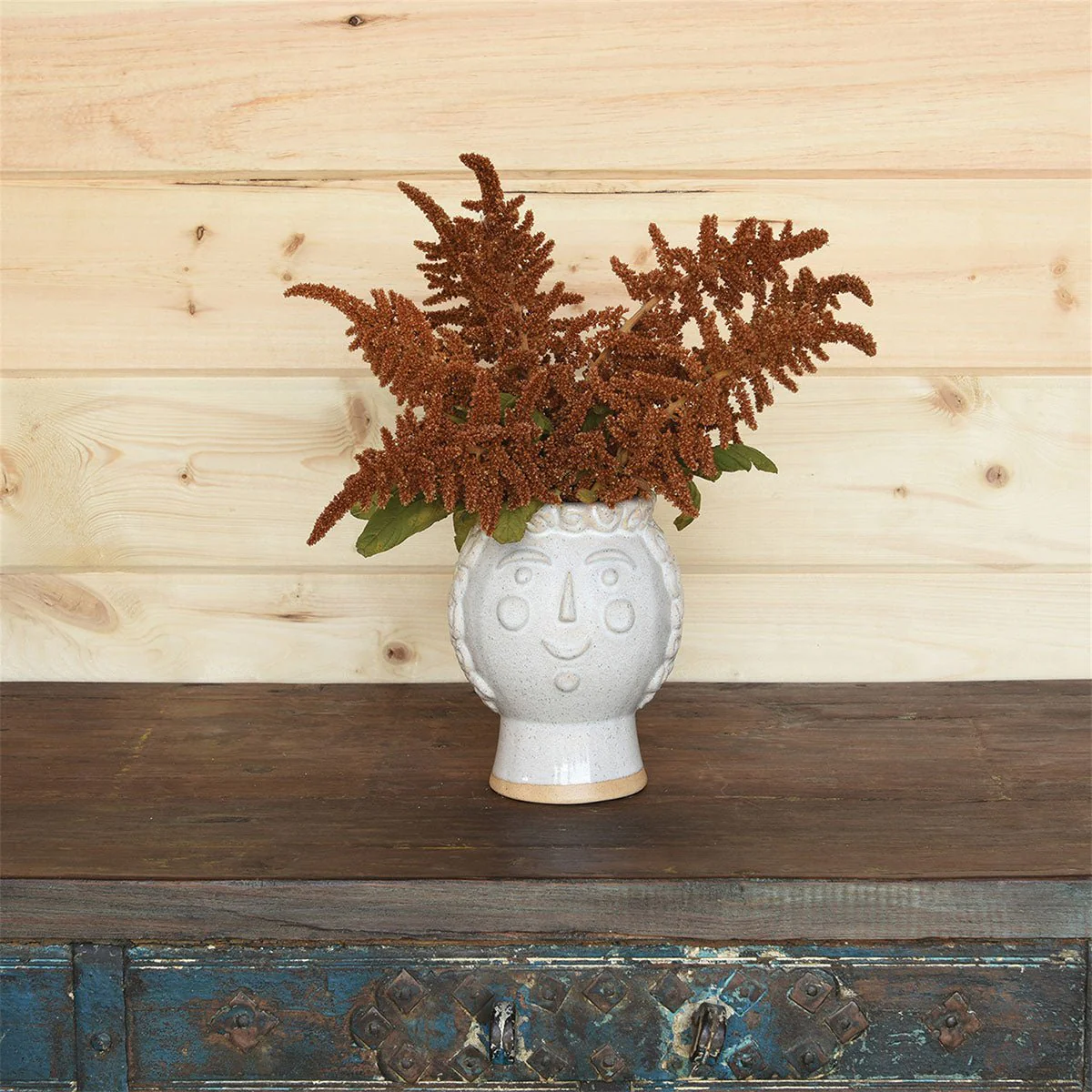 Duchess Cachepot, Ceramic - White