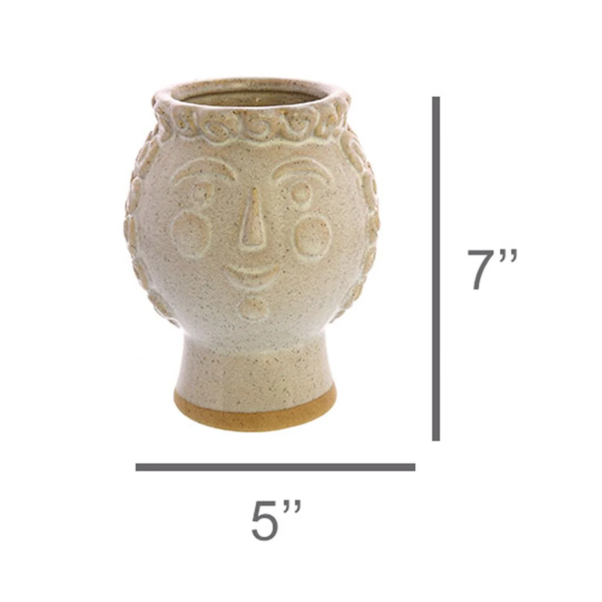Duchess Cachepot, Ceramic - White - Image 3