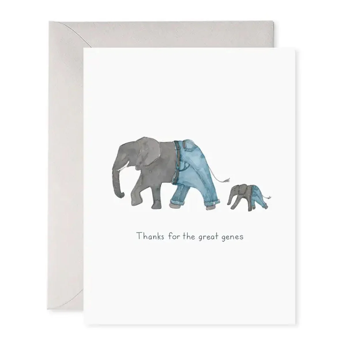 Elephant Genes Greeting Card
