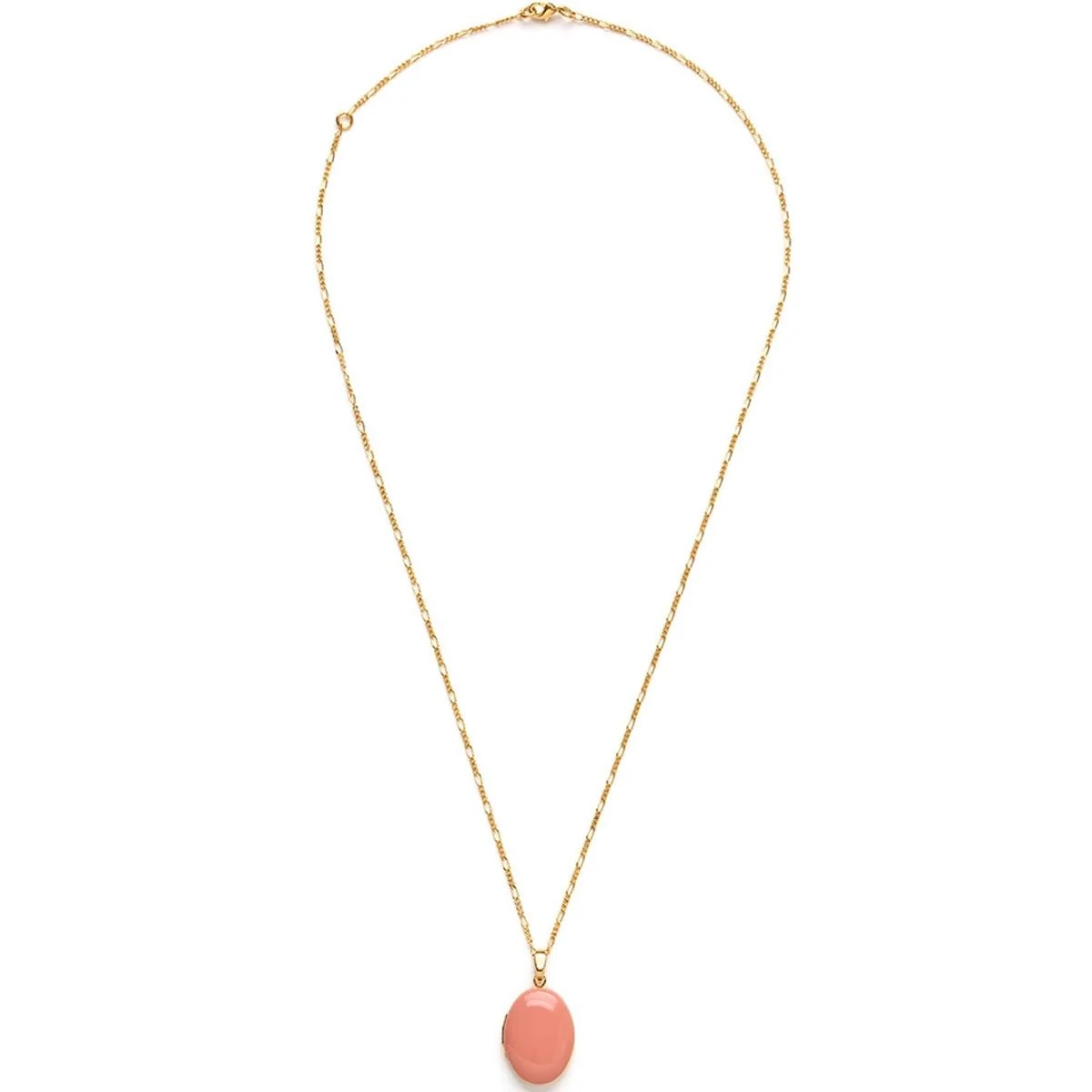 Enamel Oval Locket - Image 4