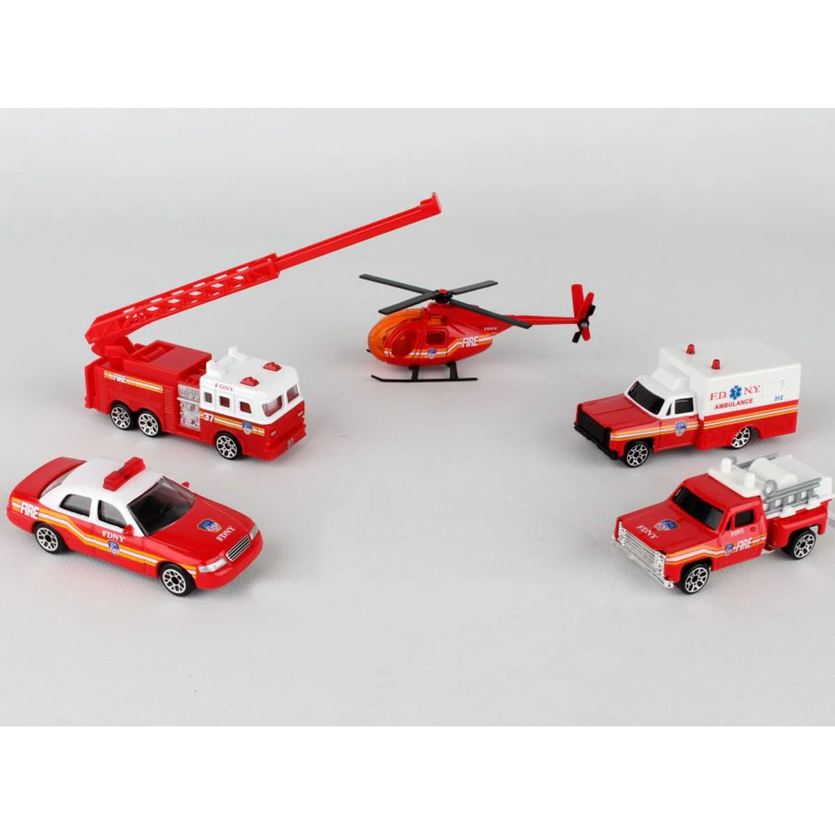 FDNY 5 Piece Vehicle Set - Image 3