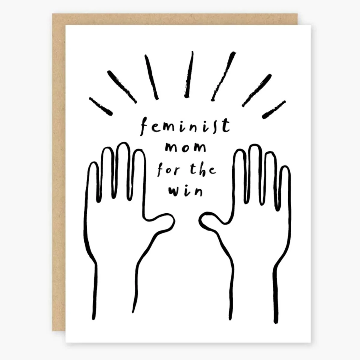 Feminist Mom Greeting Card
