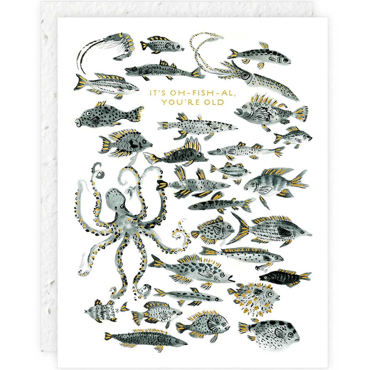 Fish Plantable Birthday Card