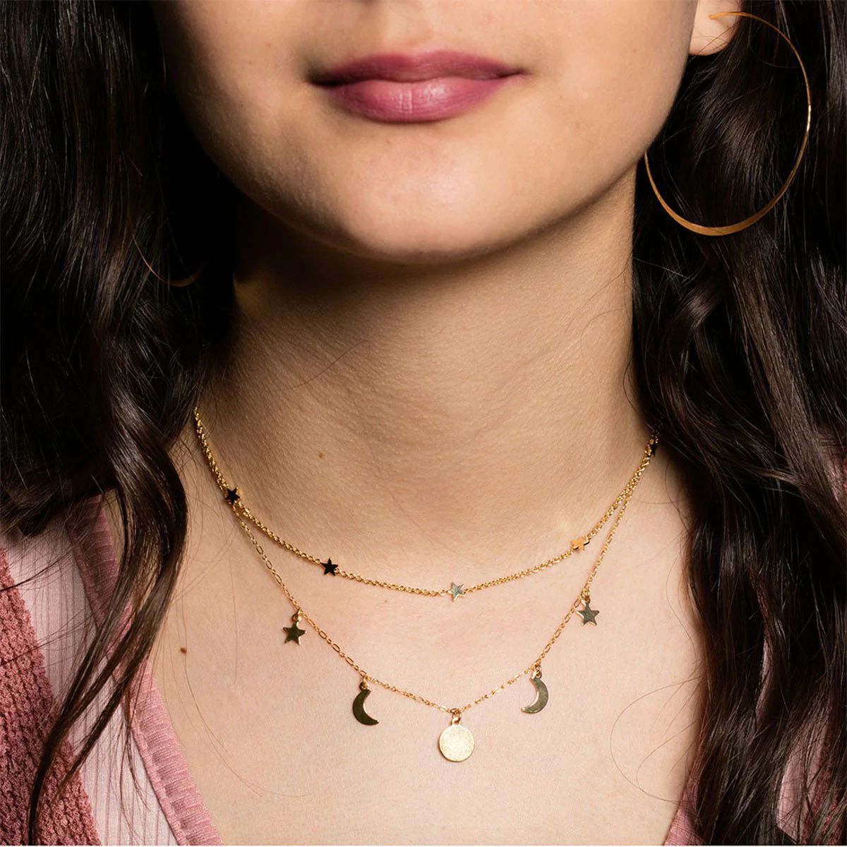 Five Charm Necklace - Night Sky - Image 2