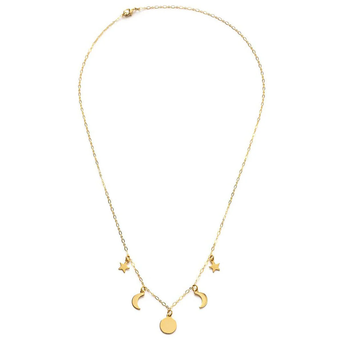 Five Charm Necklace - Night Sky - Image 3