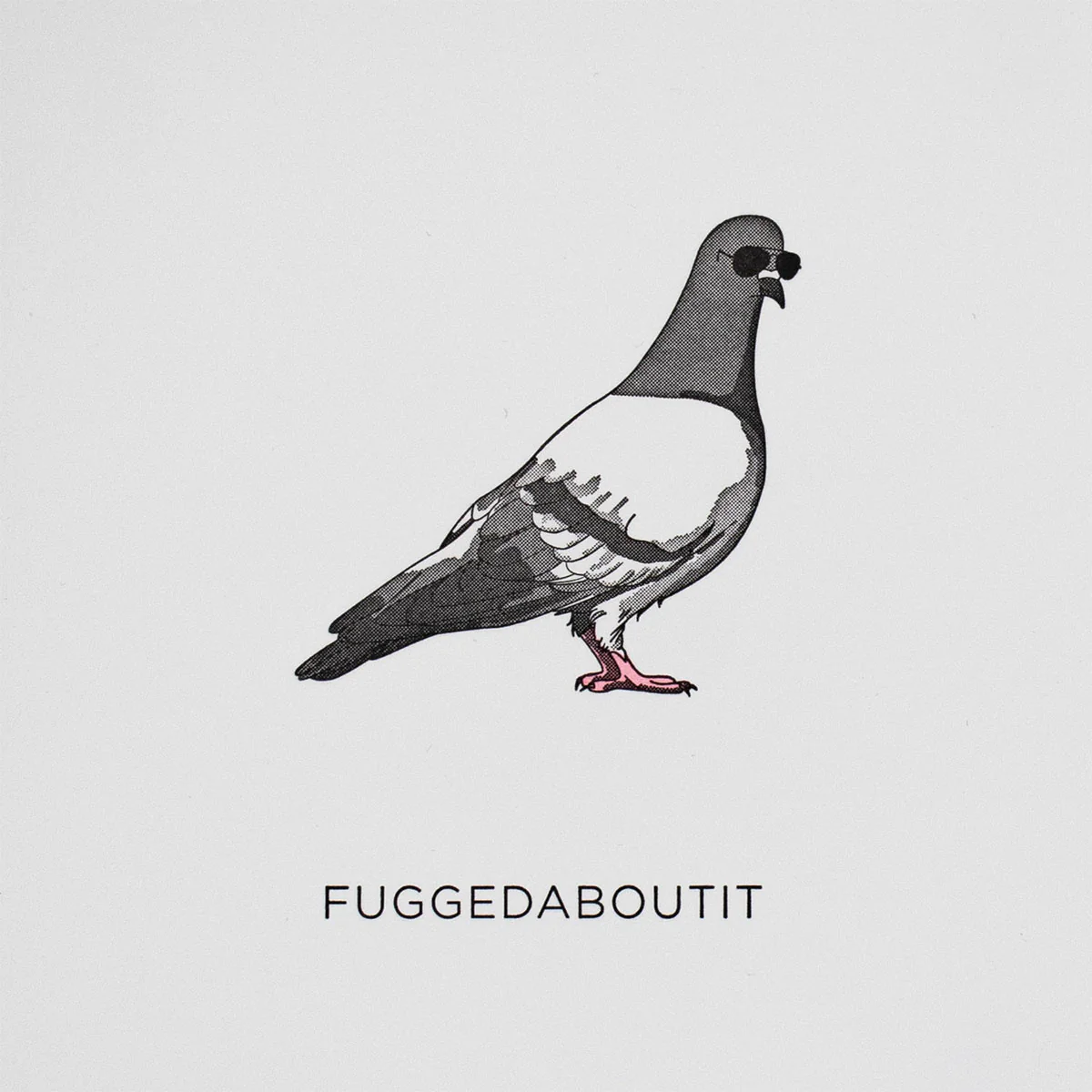 Fuggedaboutit Pigeon Greeting Card - Image 2