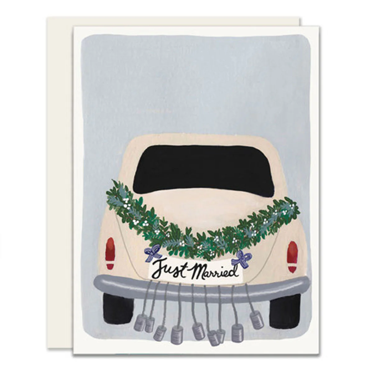 Getaway Car Wedding Greeting Card - Image 2