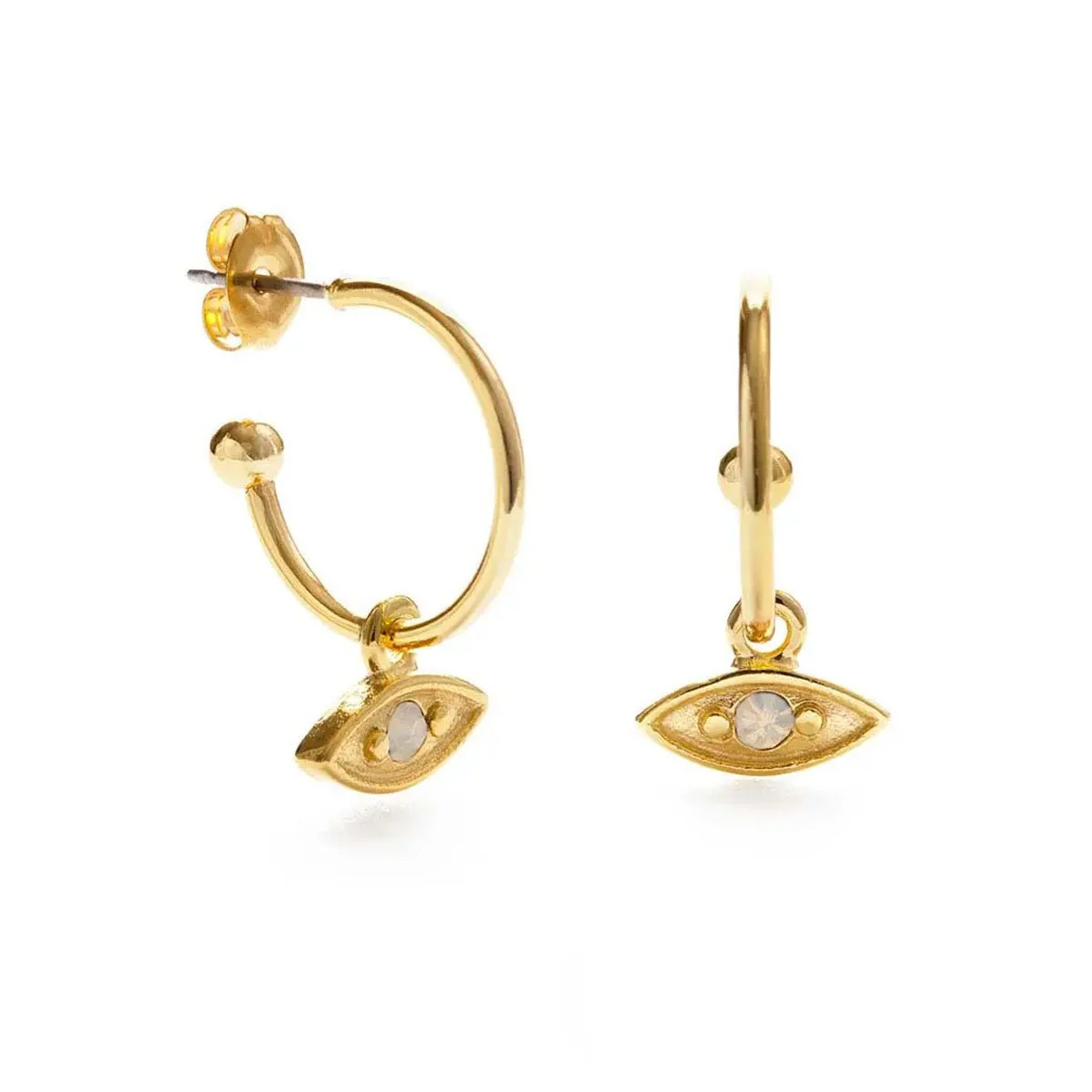 Gold Mystic Eye Hoop - Image 2