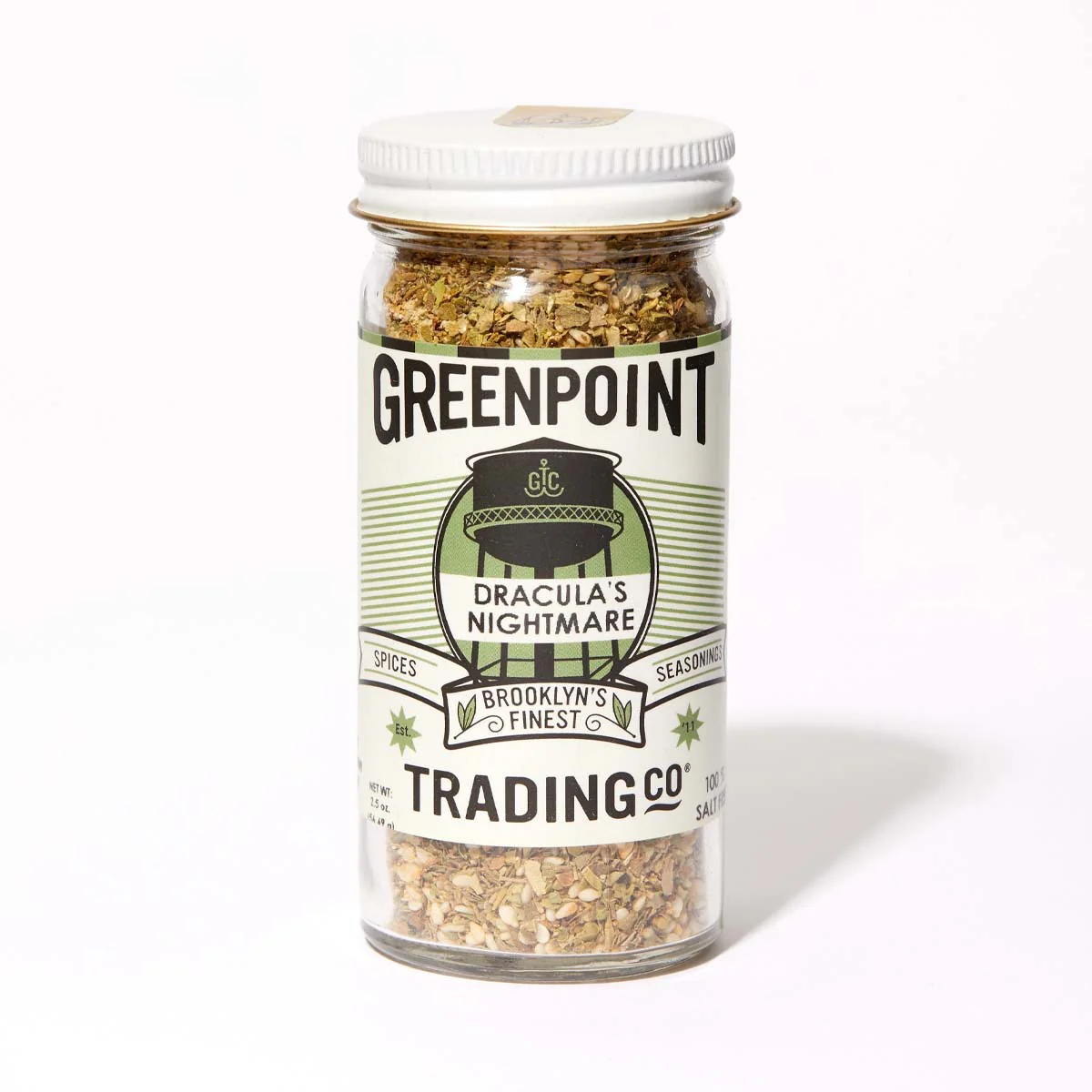 Greenpoint Trading Seasoning - Draculas Nightmare (Salt-free Garlic & Herb Seasoning)