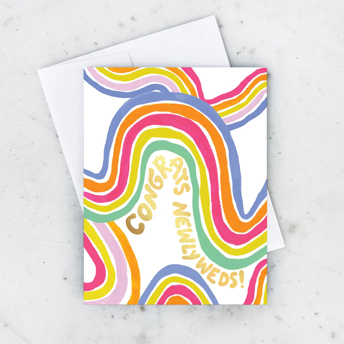 Groovy Newlyweds Greeting Card - Image 3