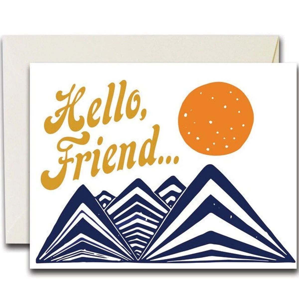 Hello, Friend Greeting Card