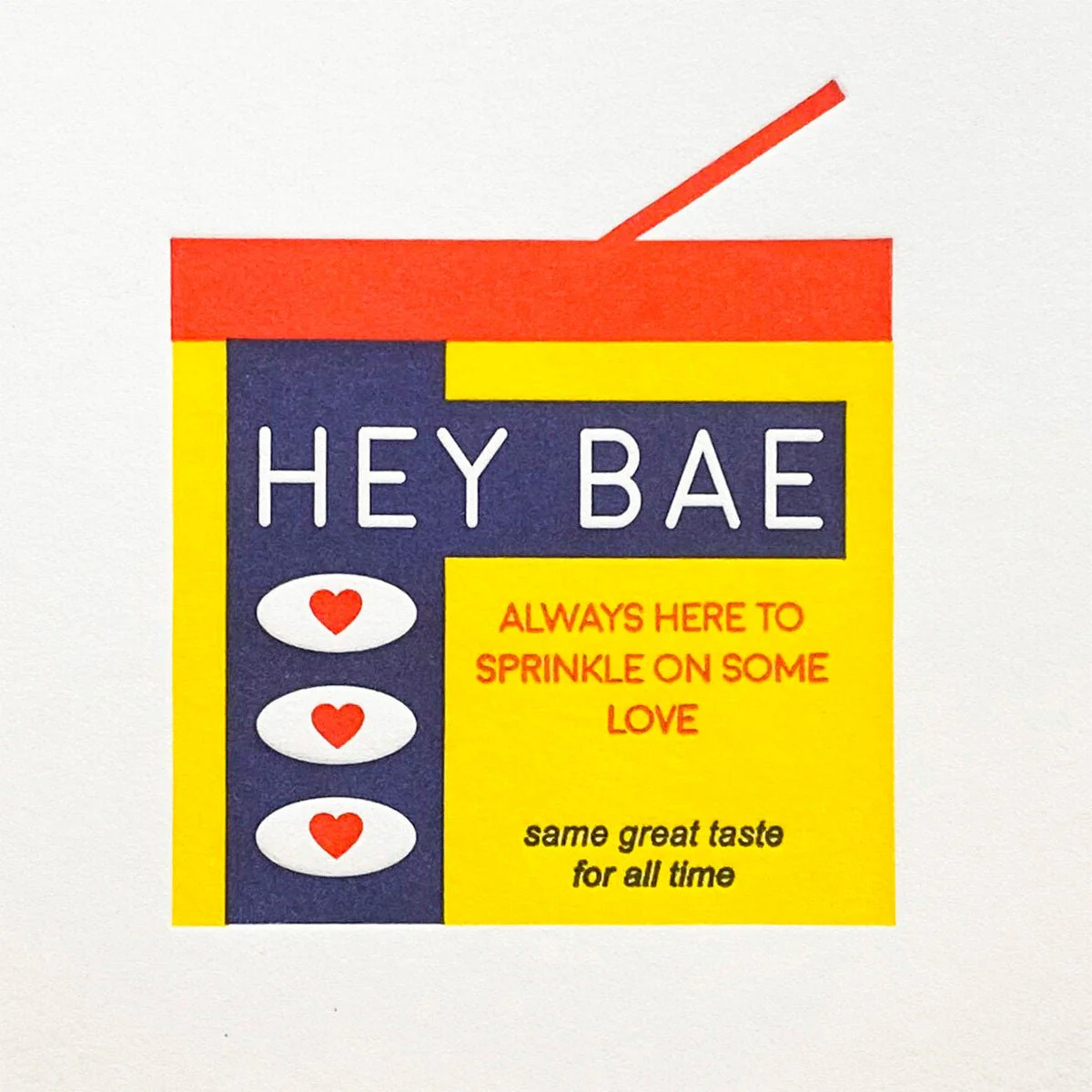 Hey Bae Greeting Card - Image 2