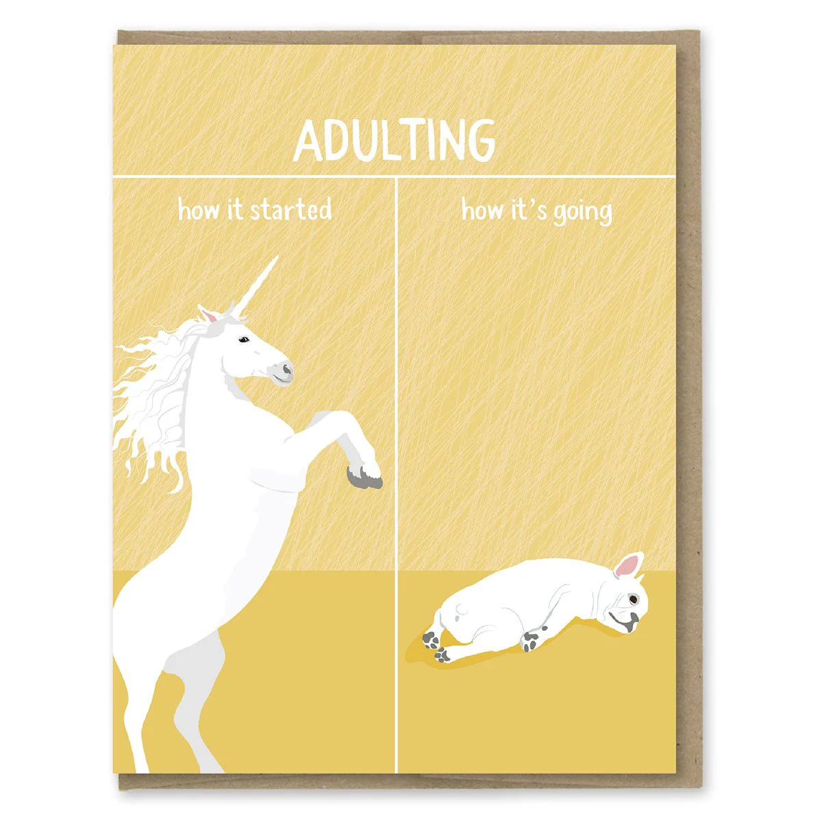 How It's Going Adulting Greeting Card
