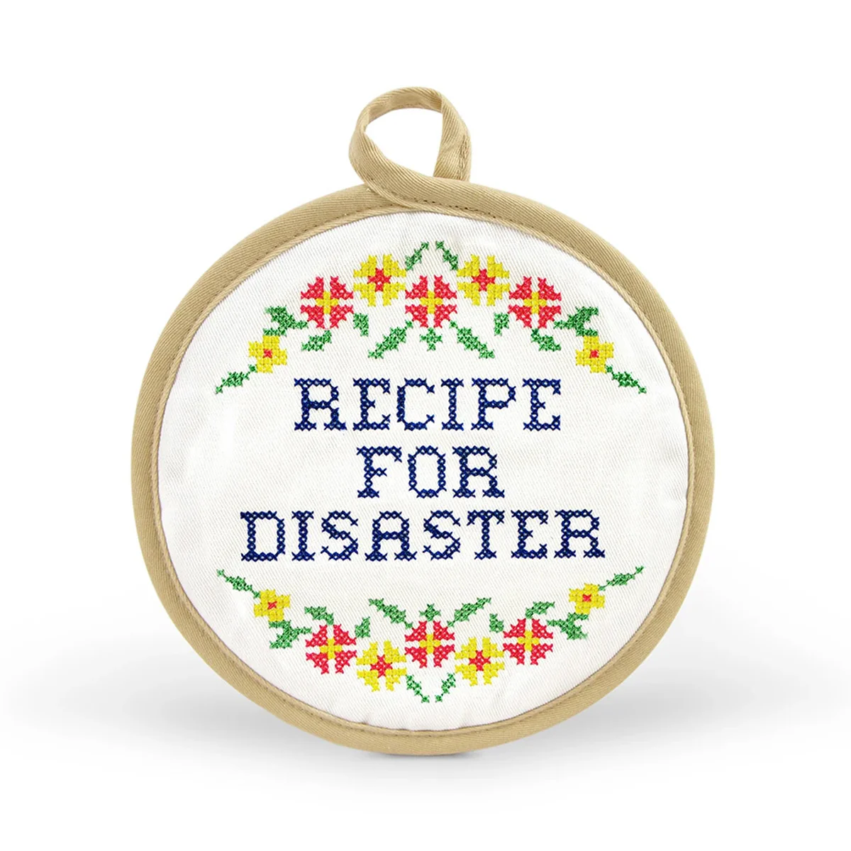 In Stitches Potholder - Recipe For Disaster