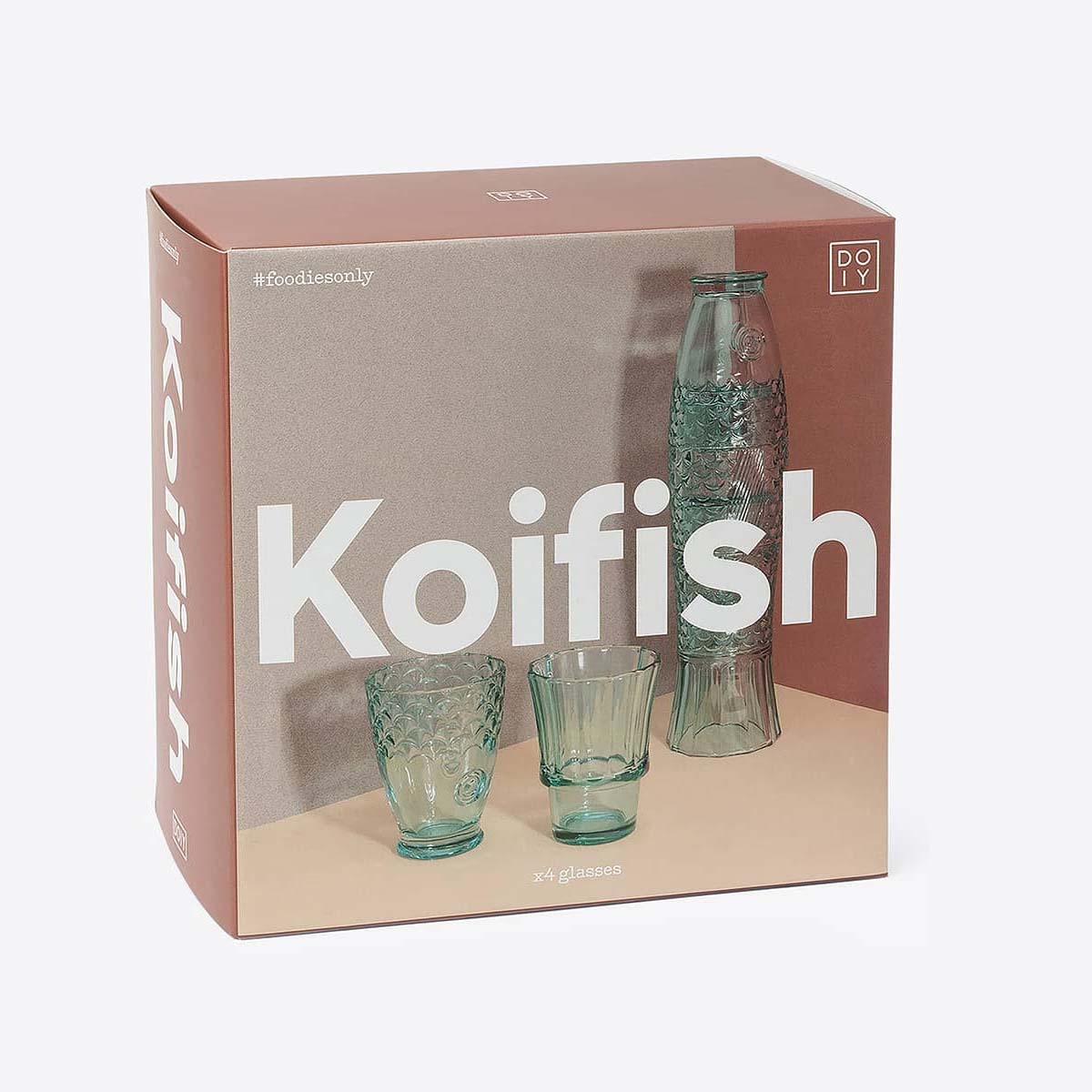 Koi Fish Stackable Glasses in Mint - Image 3
