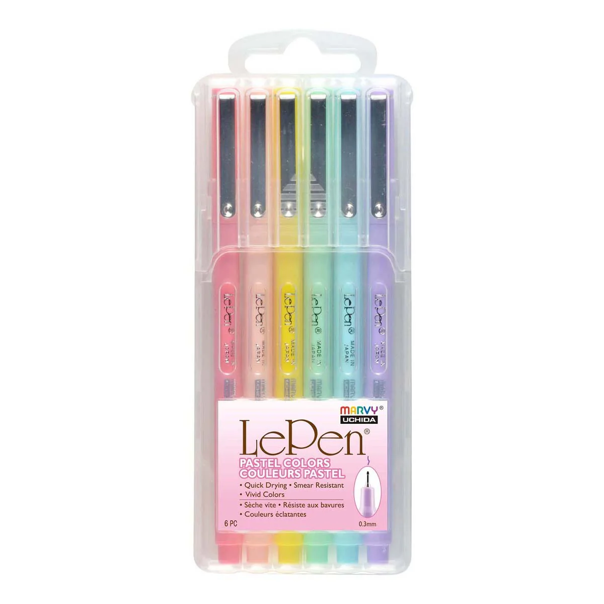 Le Pen Pastel Colors - Set of 6 - Image 3