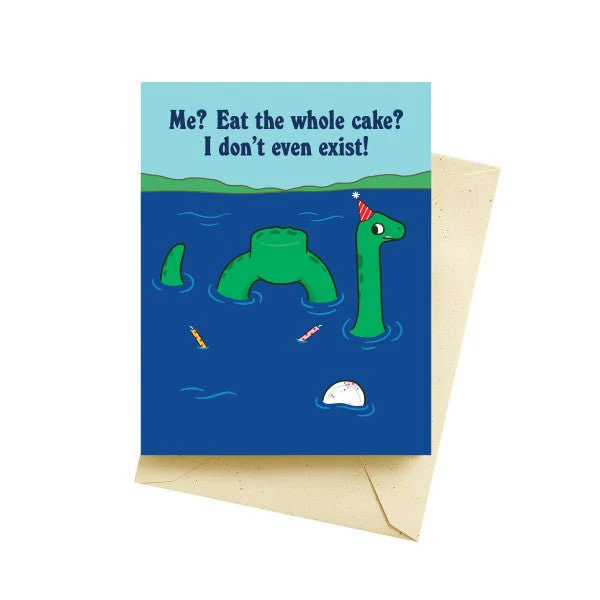 Loch Ness Birthday Card