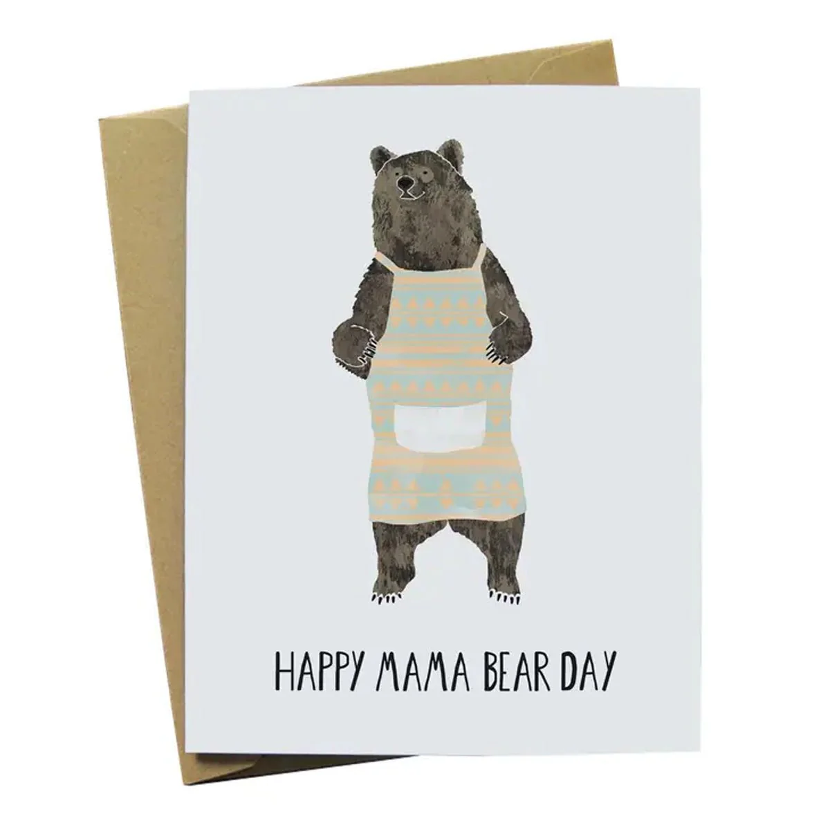Mama Bear Day Greeting Card