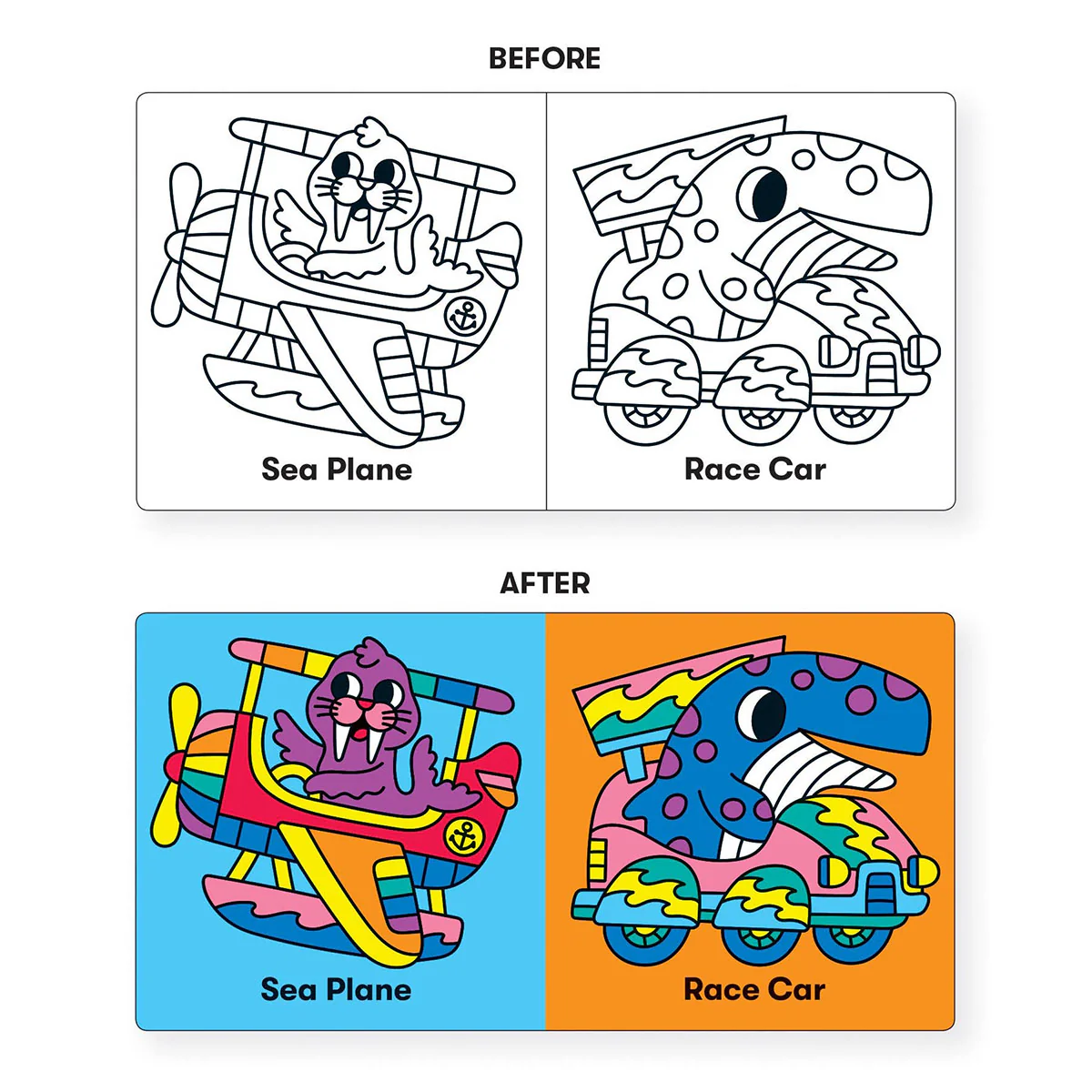 Marine Life On the Move Color Magic Bath Book - Image 3