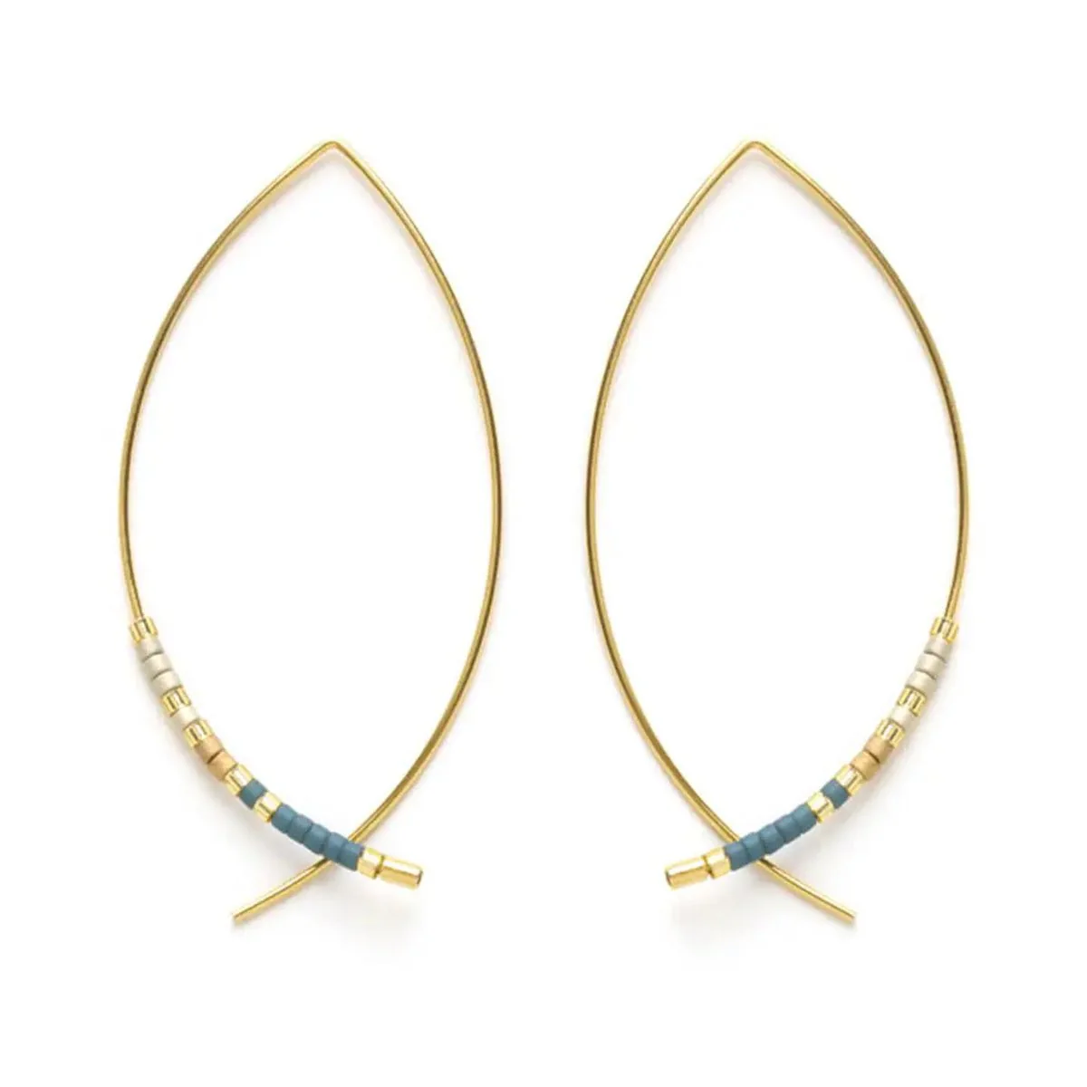 Marquise Miyuki Earring - Image 6