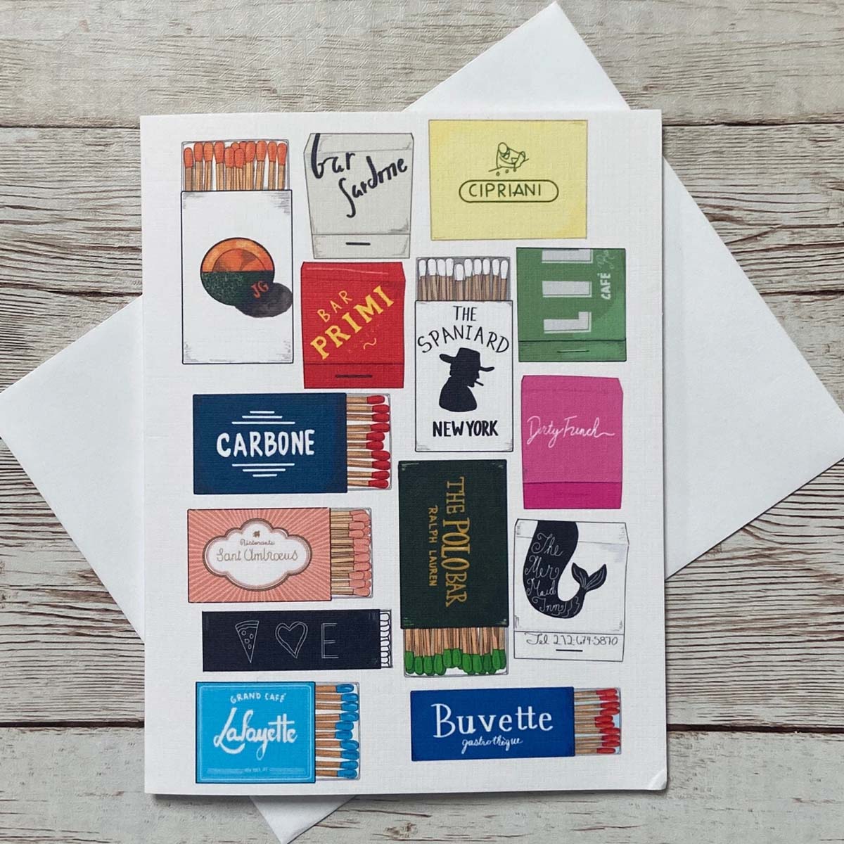 Matchbook Greeting Card