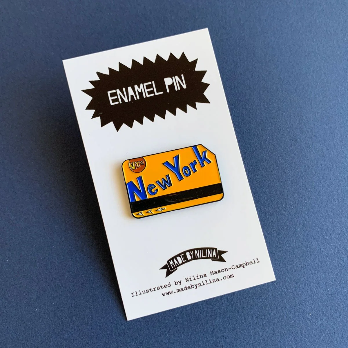 MetroCard Enamel Pin