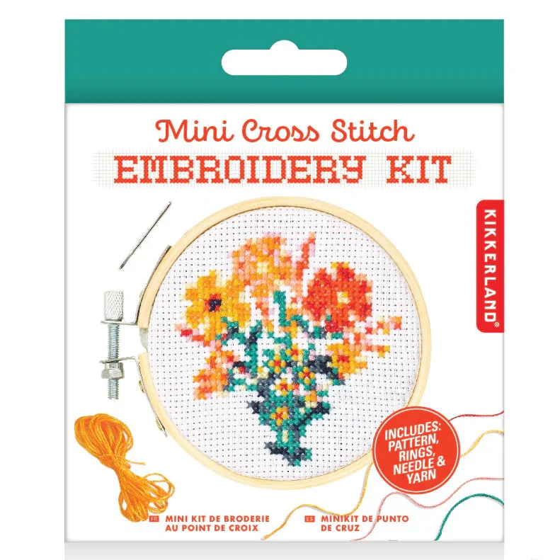 Mini Cross Stitch Embroidery Kit - Image 12