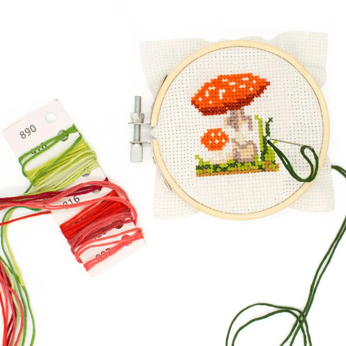Mini Cross Stitch Embroidery Kit - Image 4
