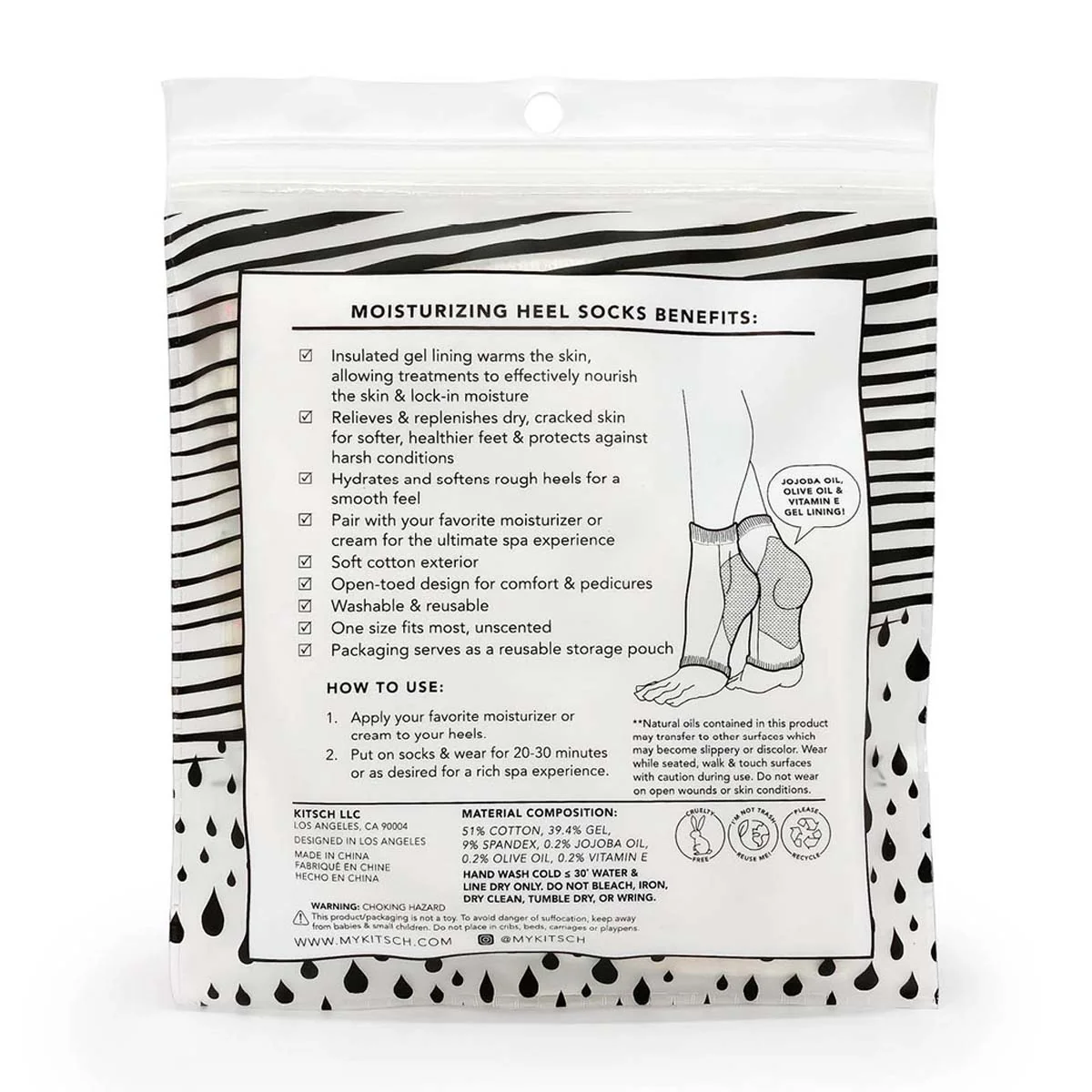Moisturizing Heel Sock - Image 3