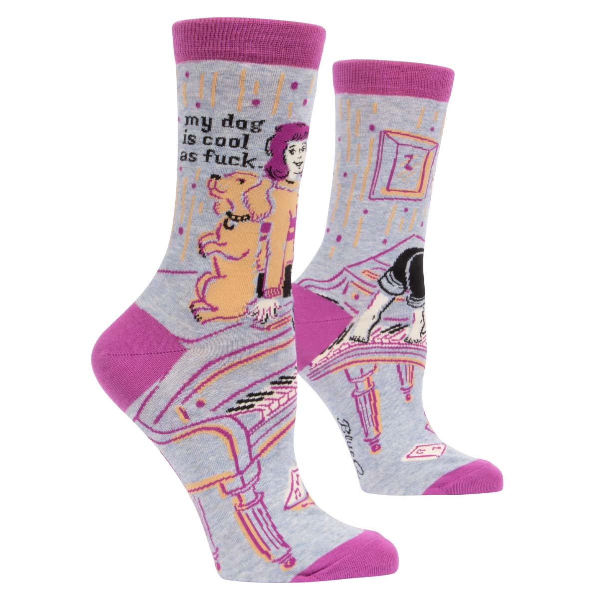 My Dog Is Cool As F Women's Sock