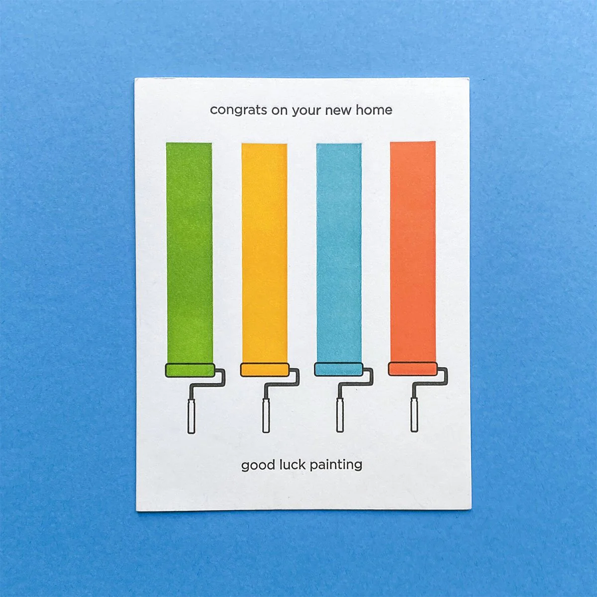 New Home Painting Greeting Card