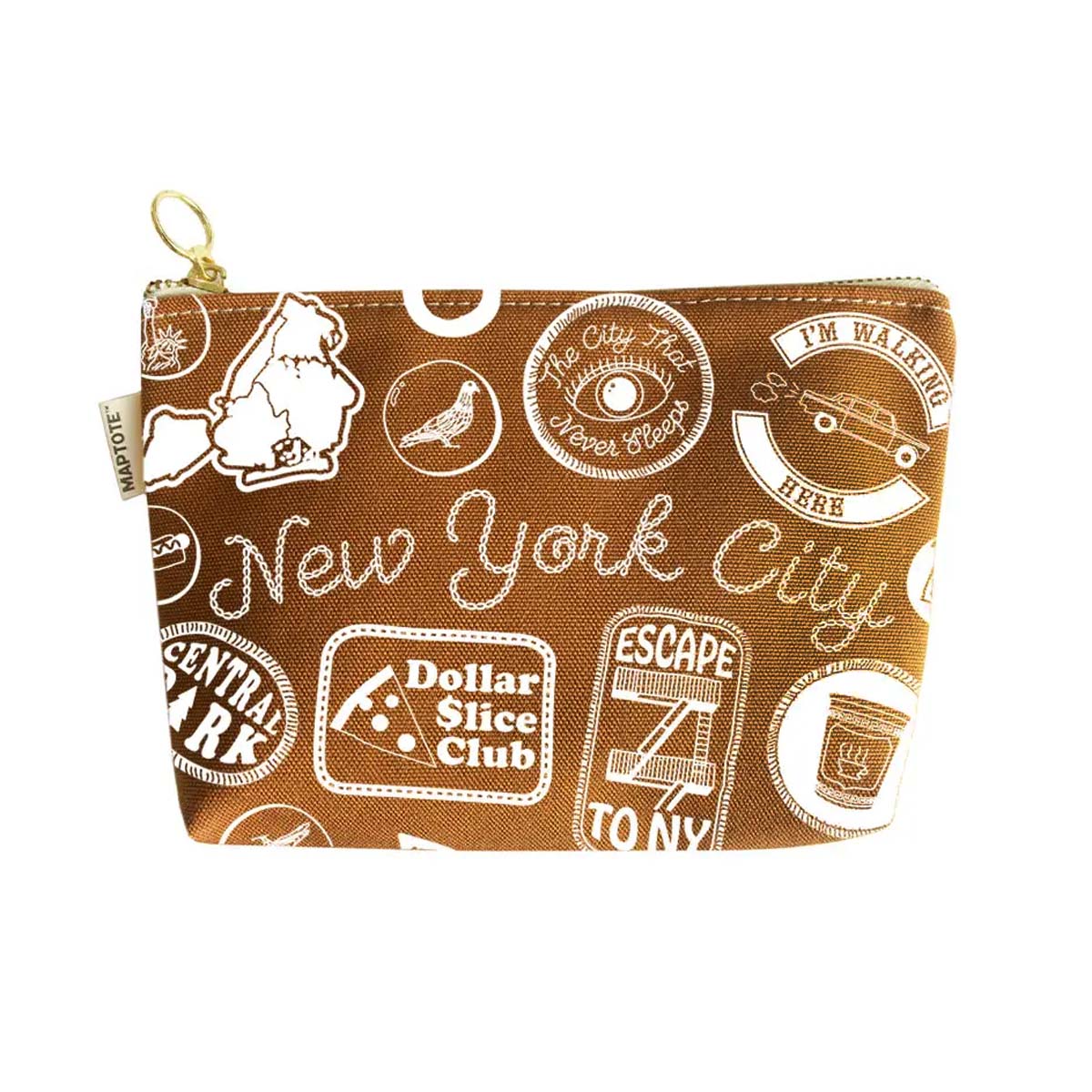 New York City Pins & Patches Zip Pouch - Image 2