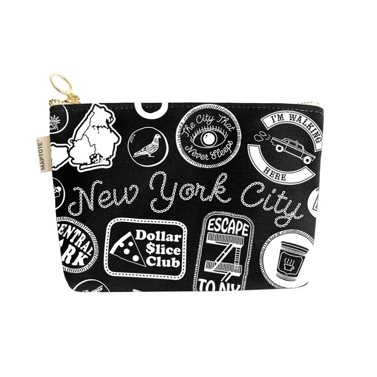 New York City Pins & Patches Zip Pouch - Image 3