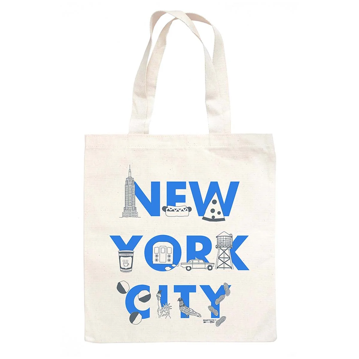 NYC Font Icons Grocery tote - Image 3